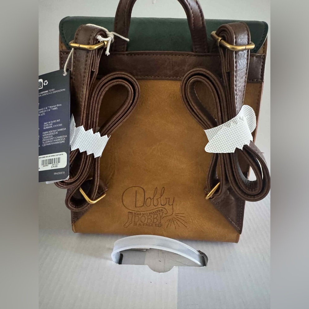 Loungefly Harry Potter Dobby Flap Mini Backpack - BoxLunch Exclusive - Picture 9 of 10